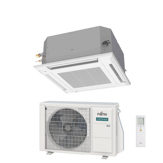 Condizionatore a Cassetta Fujitsu KV 14000 Btu AUXG14KVLA R-32 Wi-Fi Optional con Griglia e Telecomando