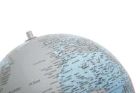 Mappamondo Twist Silver Cm Ø 20X25