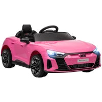 Auto Elettrica per Bambini 3-5 Anni con Telecomando, Sospensioni e Clacson, 103x58x41 cm, Rosa