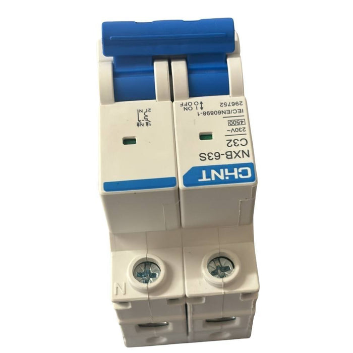 Chint 296752 interruttore magnetotermico serie nxb-63s c32 1p+n 4,5ka