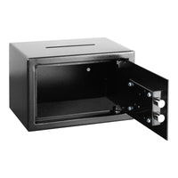 Genie Hand Cassaforte Meccanica Deposito Media Doppia Mappa 20x31x20 cm