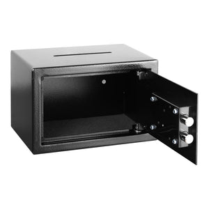 Genie Hand Cassaforte Meccanica Deposito Media Doppia Mappa 20x31x20 cm