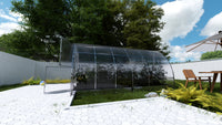 Serre da giardino robuste KLASIKA EASY 3 x 4 m (12 m²), 6 mm con rivestimento in policarbonato