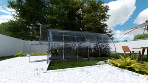 Serre da giardino robuste KLASIKA EASY 3 x 4 m (12 m²), 6 mm con rivestimento in policarbonato