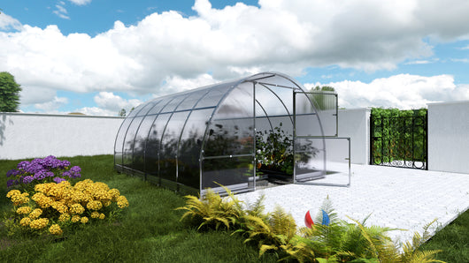 Serre da giardino robuste KLASIKA EASY 3 x 4 m (12 m²), 4 mm con rivestimento in policarbonato