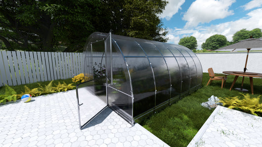 Serre da giardino robuste KLASIKA EASY 3 x 4 m (12 m²), 4 mm con rivestimento in policarbonato