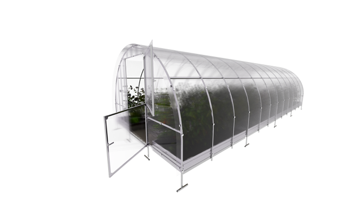 Serre da giardino robuste KLASIKA EASY 3 x 8 m (24 m²), 6 mm con rivestimento in policarbonato