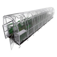 Serre da giardino robuste KLASIKA SLIM 2 x 10 m (20 m²) , 4 mm con rivestimento in policarbonato