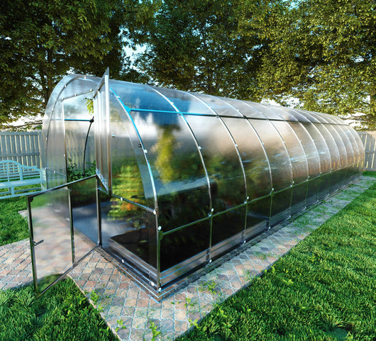 Serre da giardino robuste KLASIKA TUBE 3 x 8 m (24 m²), 4 mm con rivestimento in policarbonato