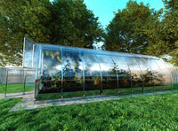 Serre da giardino robuste KLASIKA TUBE 3 x 6 m (18 m²), 6 mm con rivestimento in policarbonato