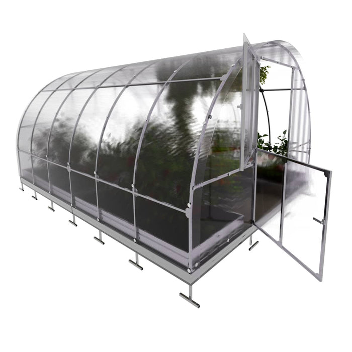 Serre da giardino robuste KLASIKA TUBE 3 x 4 m (12 m²), 6 mm con rivestimento in policarbonato