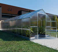 Serre da giardino robuste KLASIKA BERNARD 2,35 x 8 m (18,8 m²), 6 mm con rivestimento in policarbonato