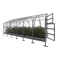 Serre da giardino robuste KLASIKA*DROP 15m2, 2,5m x 6m, 6 mm con rivestimento in policarbonato