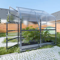 Serre da giardino robuste KLASIKA*DROP 5m2, 2,5m x 2m, 6 mm con rivestimento in policarbonato