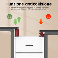 Scrivania elettrica Regolabile in Altezza 120x60x70-116cm, Scrivanie scrivimpiedi con Pannello Intelligente a 3 Memorie, funzione silenziosa