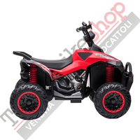 Quad Elettrico per Bambini Quad Medio Sport 12V-Rosso