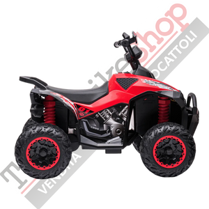 Quad Elettrico per Bambini Quad Medio Sport 12V-Rosso