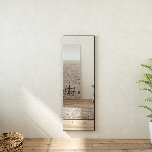 Specchio a corpo intero 150x50cm, design moderno e adatto per svariate scenari.