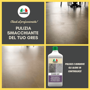 Come pulire il gres porcellanato POWER DET   1LT