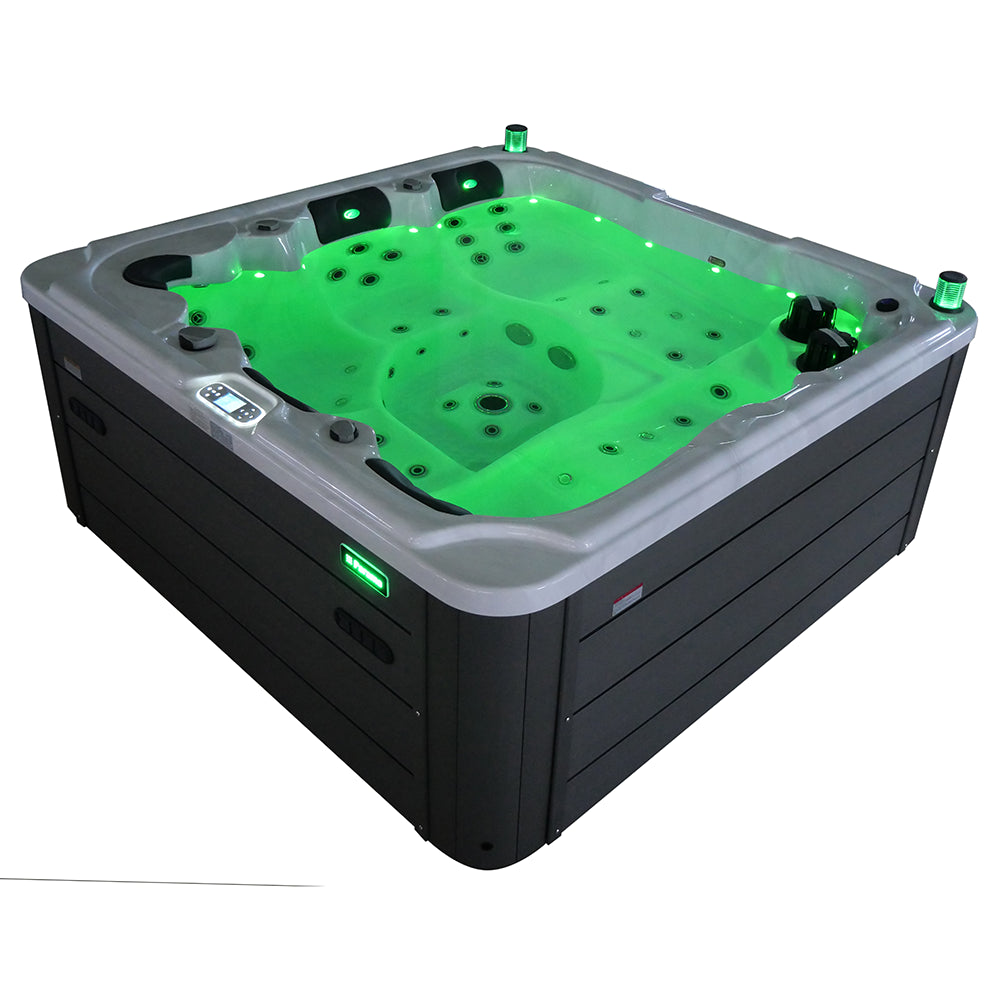 Minipiscina vasca idromassaggio 220x220x96 cm da esterno 5 persone | Garda