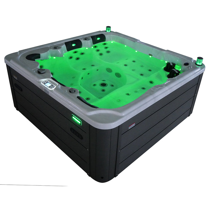 Minipiscina vasca idromassaggio 220x220x96 cm da esterno 5 persone | Garda