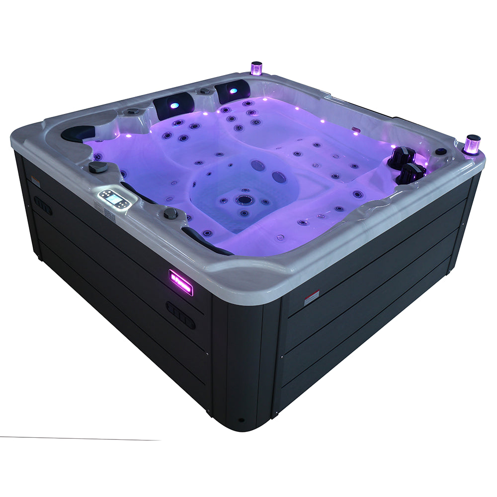 Minipiscina vasca idromassaggio 220x220x96 cm da esterno 5 persone | Garda