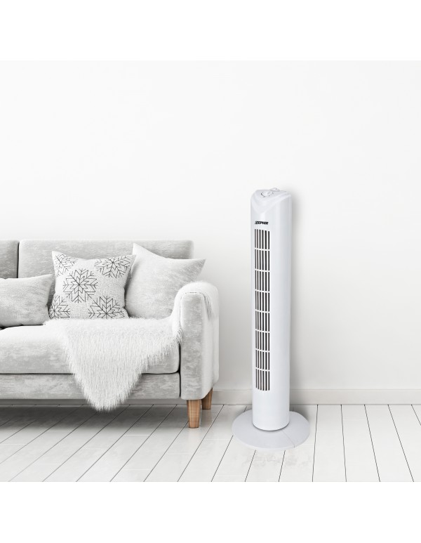 Zephir PH81 Ventilatore Torre Timer 3 velocità 80CM Oscillazione senza pale 45W