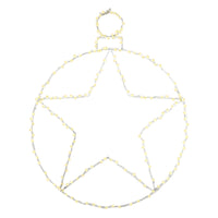 Decorazione per esterno sfera natale 250 led 48 cm