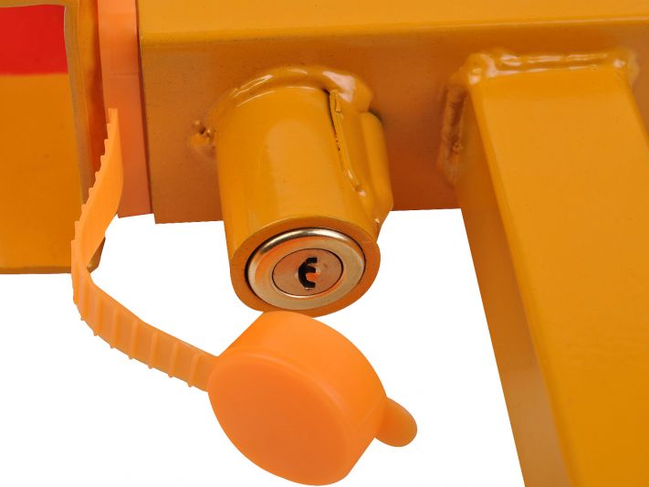 Ganascia ferma ruota auto blocca ruota caravan, 2 chiavi, per ruote da 13