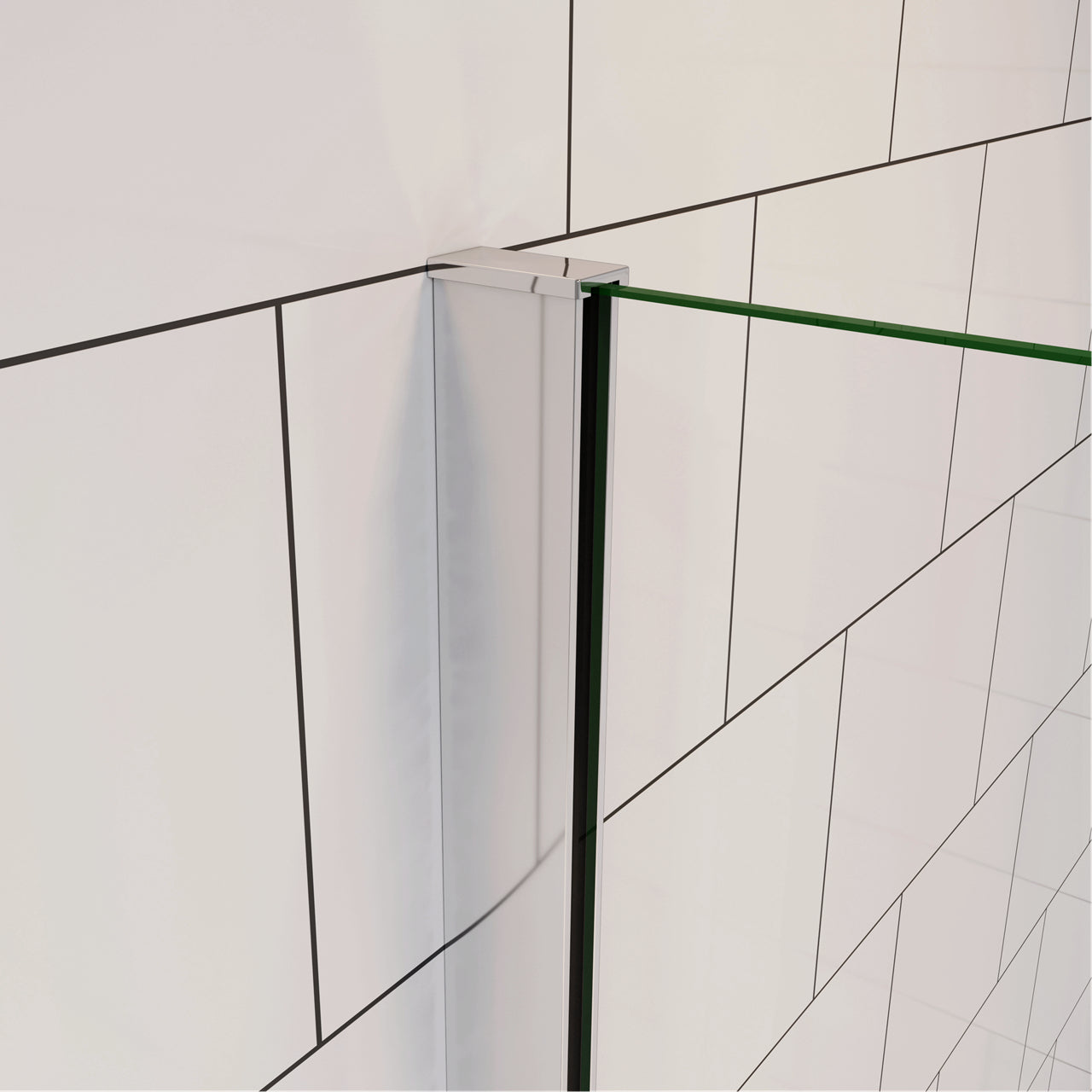 75x140 cm Sopravasca WALK IN Parete Fissa Doccia Per Vasca Pannello Singolo Vetro Temperato 6 mm Trasparente Anticalcare Cromato Lucido