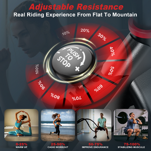 Cyclette, cyclette da interno con display LCD, cyclette con supporto per tablet, capacit¨¤ di carico di 120 kg