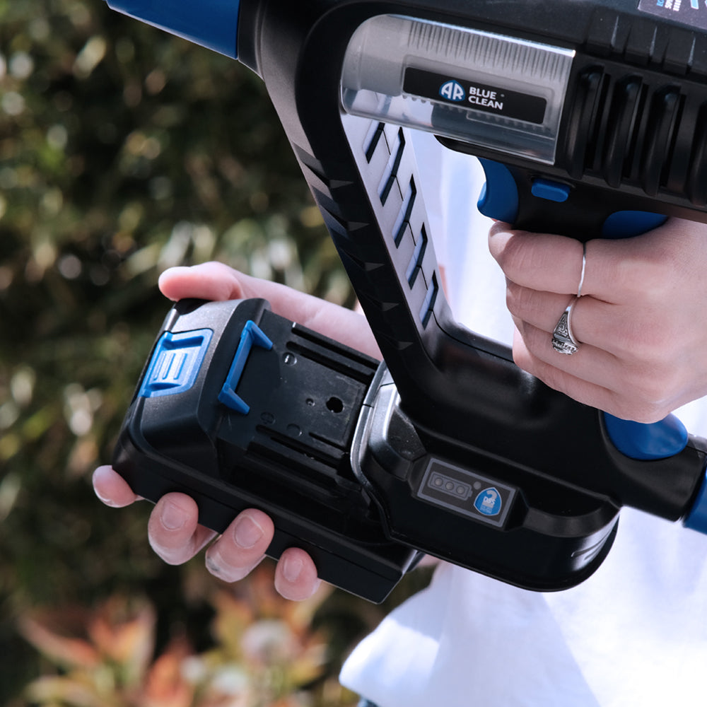 AR BLUE CLEAN Idropulitrice Portatile a Batteria (18 V) BC250 DSS con Dual Speed System