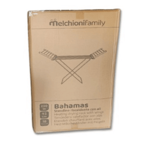 Stendino Elettrico Riscaldato Pieghevole Melchioni Family Biancheria Asciuga 230