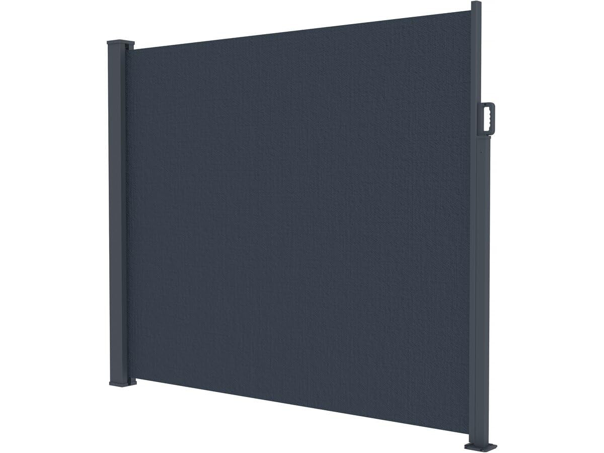 Paravento Esterno 300x160 cm Grigio Retrattile Impermeabile Habitat et Jardin