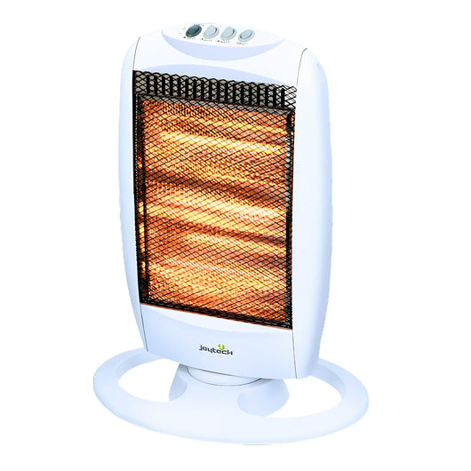 Stufa Alogena Basso Consumo Oscillante 1200W 3 Potenze 400/800/1200w Protezione Surriscaldamento e Ribaltamento