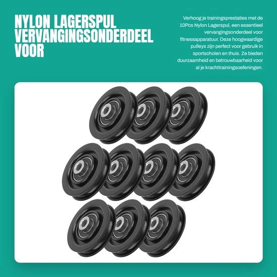 Accessorio Fitness di Alta Qualità in Nylon - Componente di Ricambio - Duraturo - Imbottito Acqua - Adatto per Attrezzatura Sportiva - Funzionale per Macchine Fitness