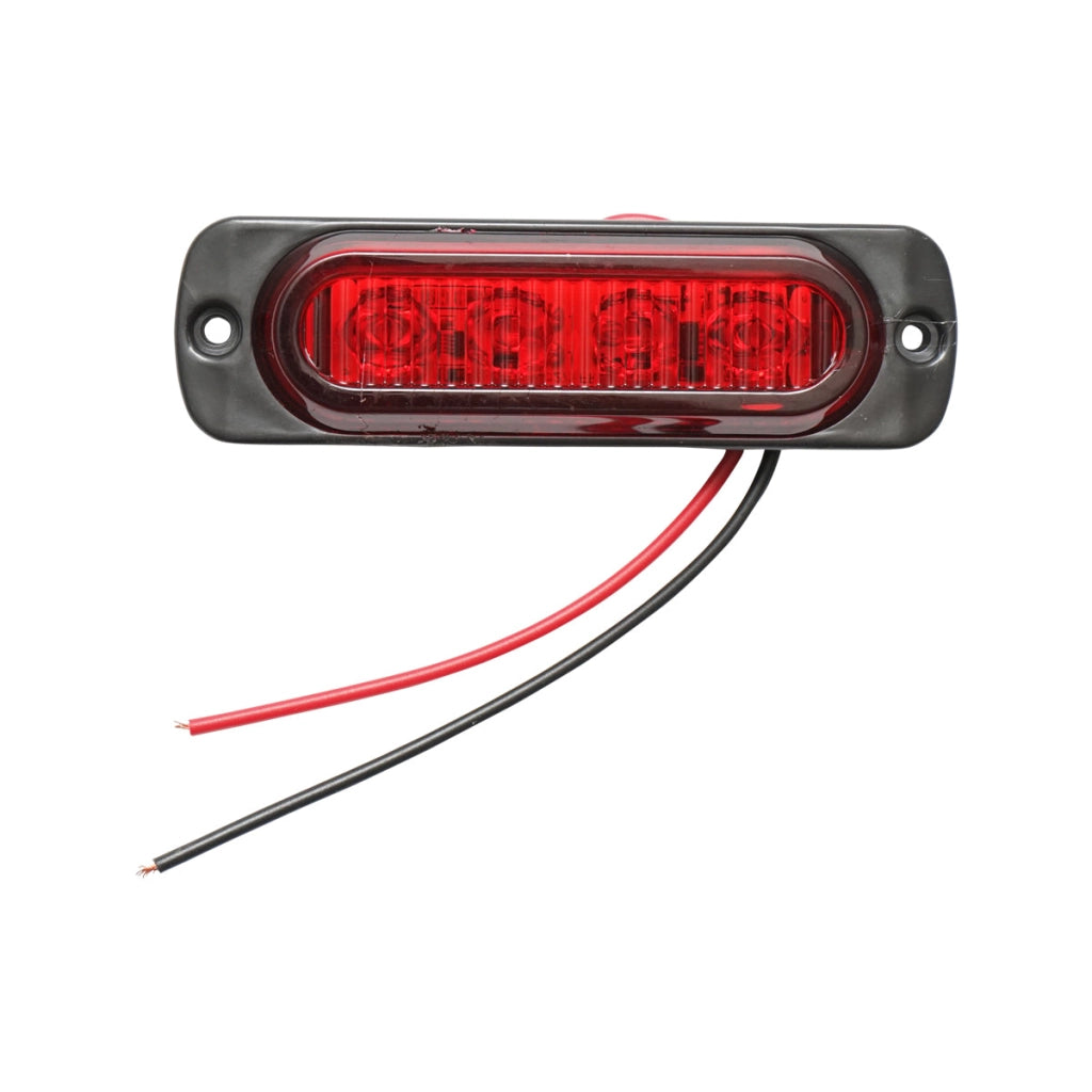 Lampada laterale  LED, 12V-24V, rossa, FR1271, Breckner Germany