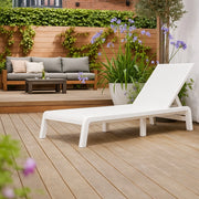 Keter LETTINO RECLINABILE MALLORCA 192X58XH35CM BIANCO.