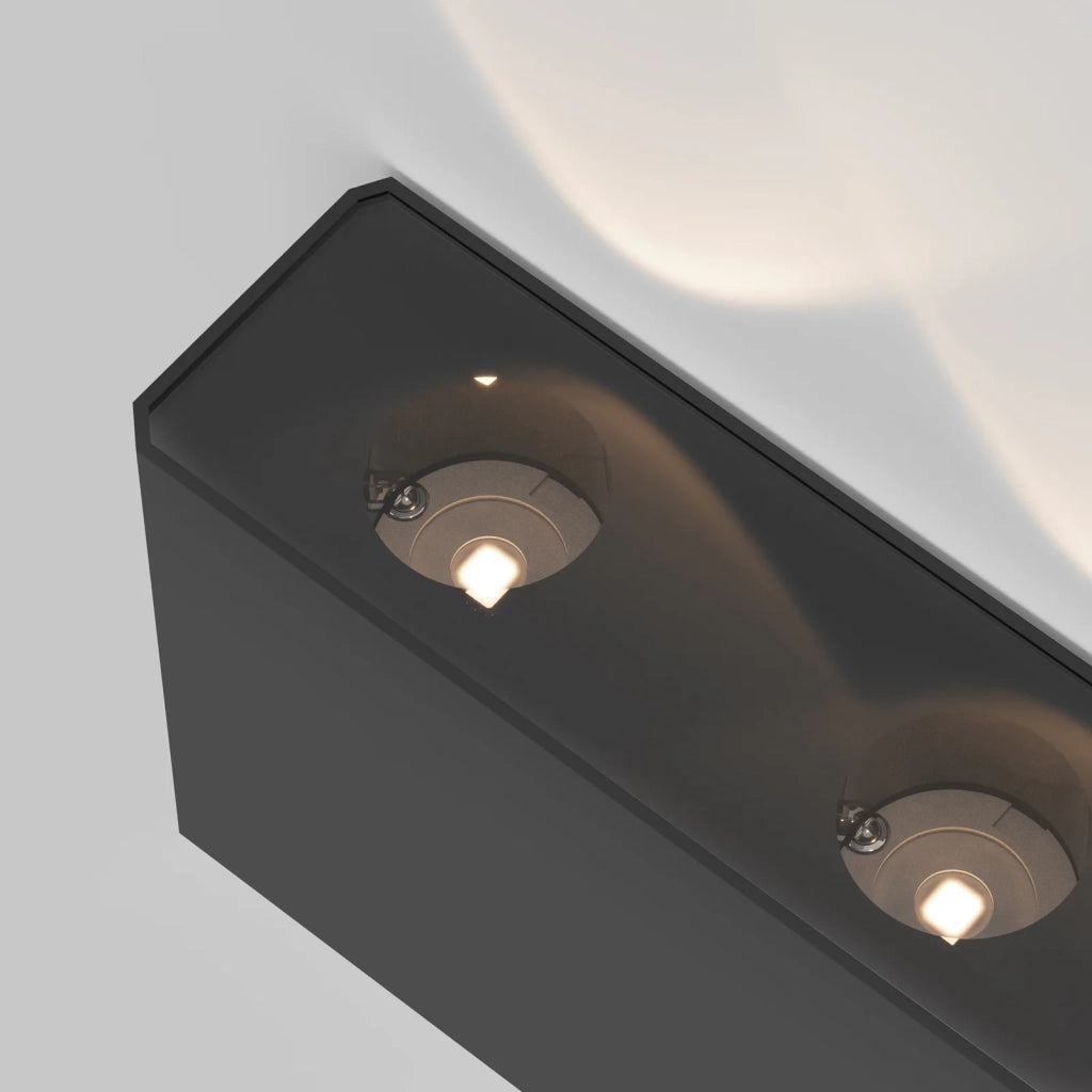 Maytoni applique moderna Show 1 luce LED integrato IP54 grafite alluminio