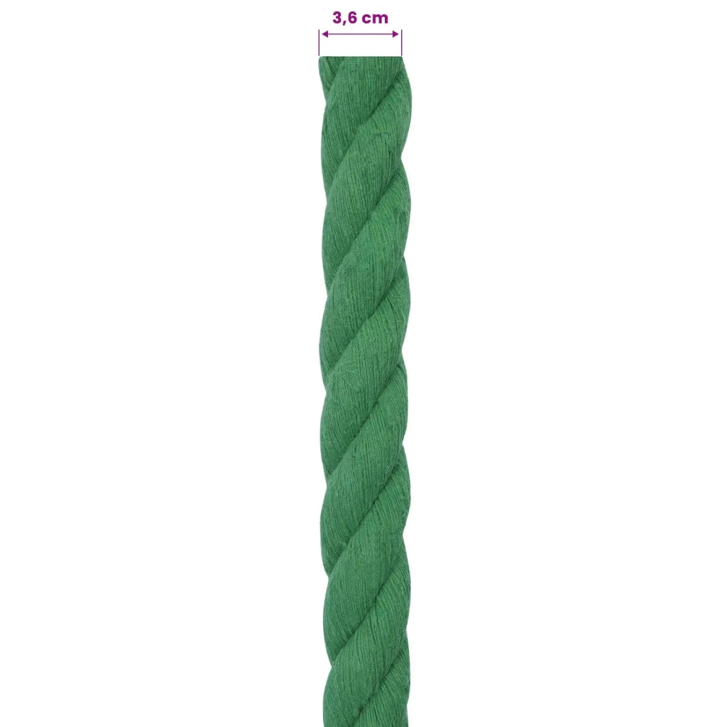 Corda Verde 3,6 x 3,6 x 500 cm Cotone 42011979