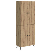 Set di armadi 2 pcs Rovere Artigianale Legno ingegnerizzato
