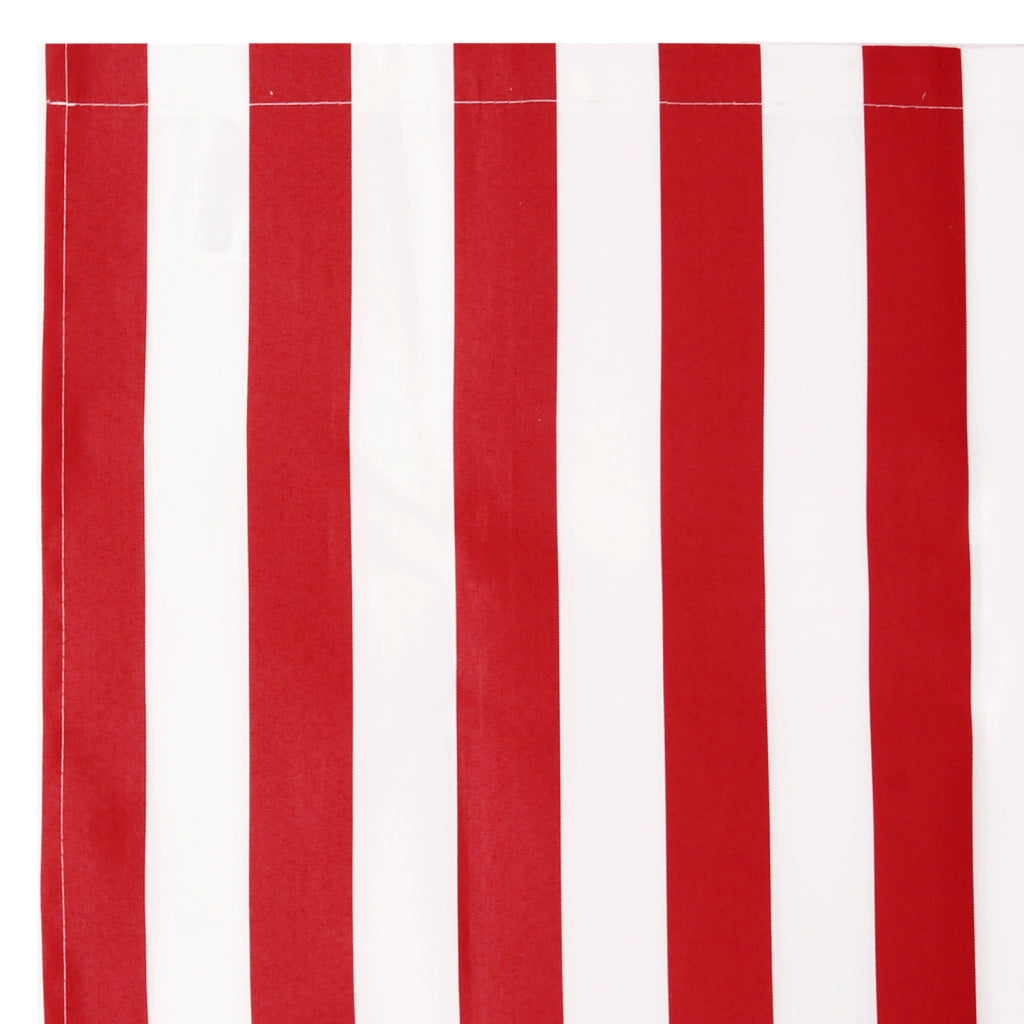 Tessuto di ricambio per tende Rosso e Bianco 10x1.6 m
