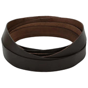 Cinturino in pelle Marrone Scuro 200 x 4 cm Pelle 42034196