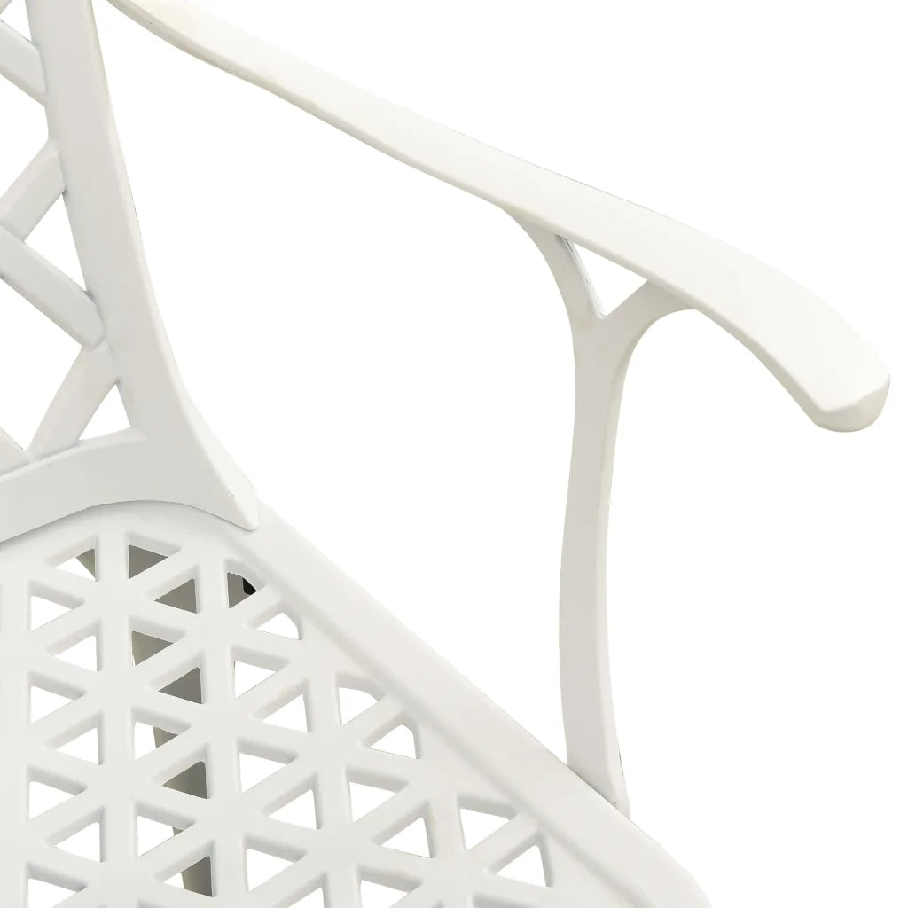 Set da Bistrot 3 pz in Alluminio Pressofuso Bianco cod mxl 35797