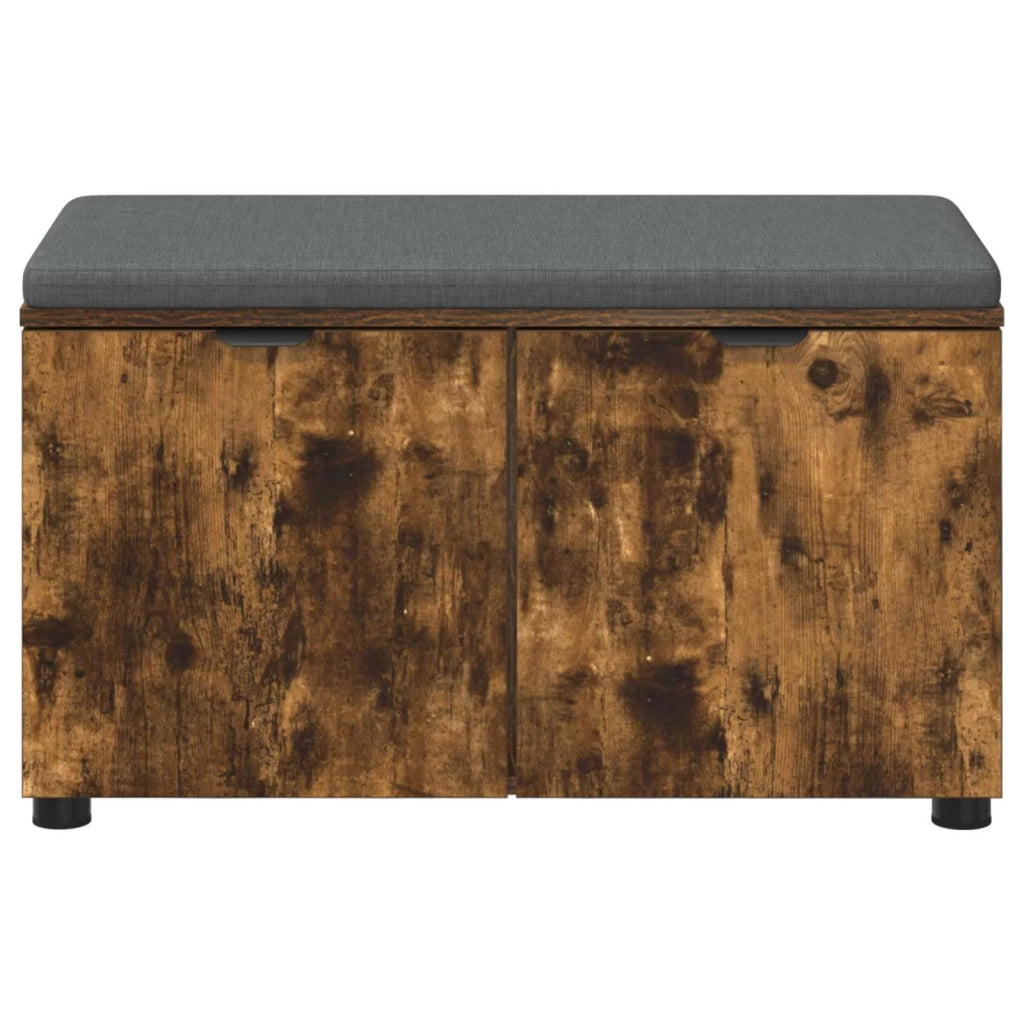 Panca per ingresso con porta Quercia Affumicata 80 x 38 x 46 cm 891484