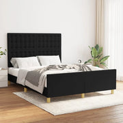 Giroletto senza Materasso Nero 140x190 cm in Tessuto 3125375