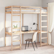 Struttura per letto soppalco Naturale 90 x 200 cm Pino massello 3414550