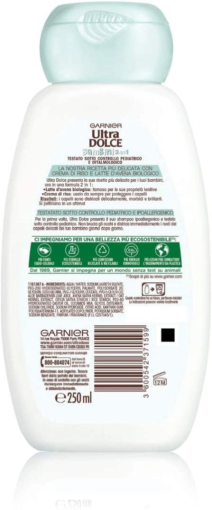 ULTRA DOLCE SHAMPOO BAMBINI 2IN1 300ML DELICATO ALL'AVENA