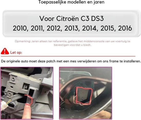 Multimedia per Auto - Per Citroen C3 DS3 2010-2016 - 1GB16GB - 4G RDS - Schermo Carplay - Sistema di Navigazione Auto - Autoradio Multimedia - Nero