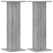 Supporti per piante | Sostegno per piante 2 pz Grigio Sonoma 30x30x80cm in Truciolato